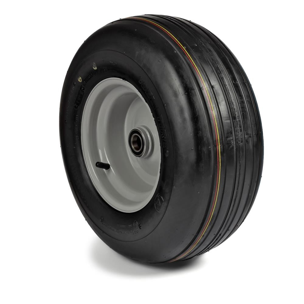 Deli Tyre Komplettrad 16x6.50-8, 4PR S-317 - Rille auf Stahlfelge 5.50Ax8 Ø:25 mm NL: 75 Kugellager Silber