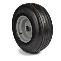 Deli Tyre Komplettrad 16x6.50-8, 4PR S-317 - Rille auf Stahlfelge 5.50Ax8 Ø:25 mm NL: 75 Kugellager Silber