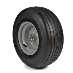 Deli Tyre Komplettrad 16x6.50-8, 4PR S-317 - Rille auf Stahlfelge 5.50Ax8 Ø:25 mm NL: 85 Kugellager Silber in