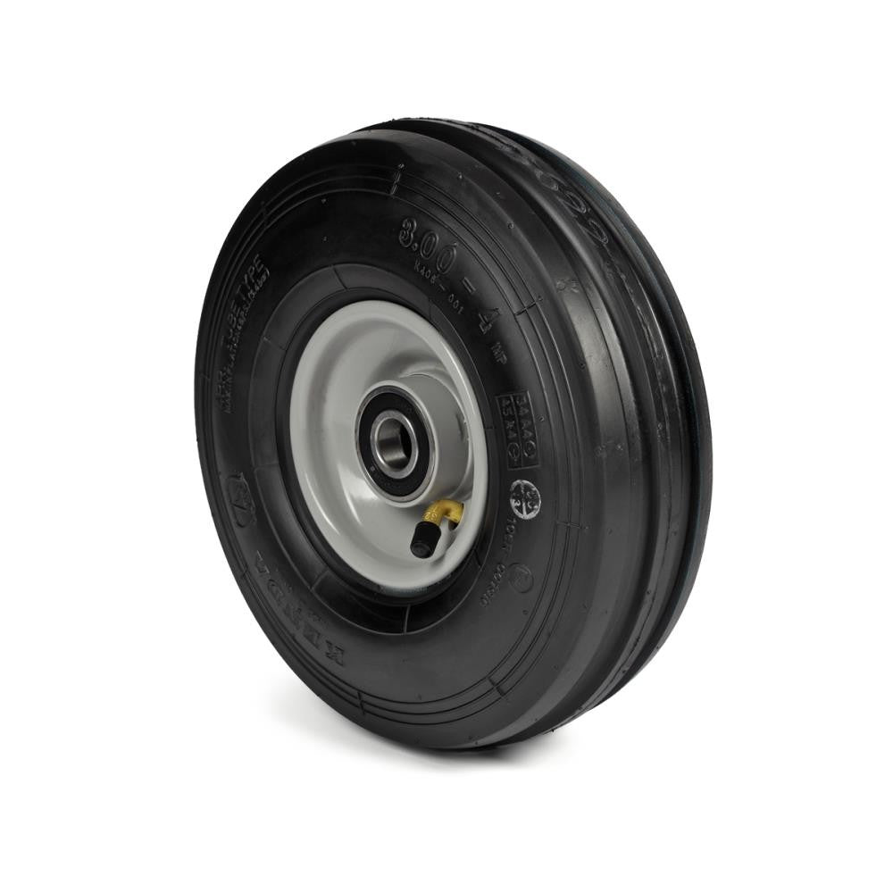 Kenda Komplettrad 3.00-4, 4PR K406 auf Stahlfelge 2.10x4 Ø:20 mm NL: 50 Kugellager Silber