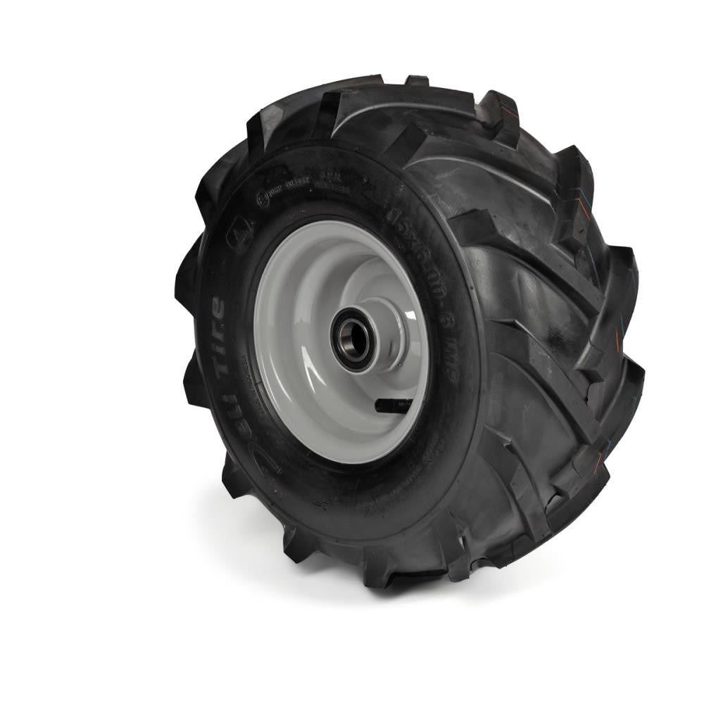 Deli Tyre Komplettrad 15x6.00-6, 6PR S-247 auf Stahlfelge 4.50Ax6 Ø:20 mm NL: 90 Kugellager Silber