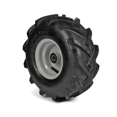 Deli Tyre Komplettrad 15x6.00-6, 6PR S-247 auf Stahlfelge 4.50Ax6 Ø:25 mm NL: 64 Kugellager Silber