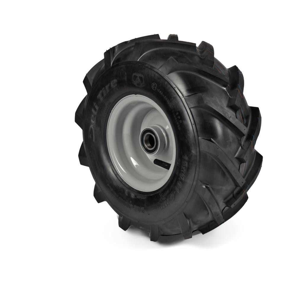 Deli Tyre Komplettrad 15x6.00-6, 6PR S-247 auf Stahlfelge 4.50Ax6 Ø:25 mm NL: 75 Kugellager Silber