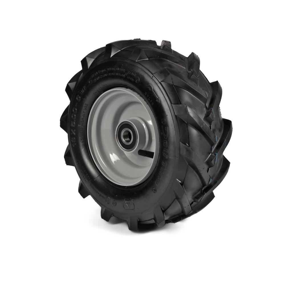 Deli Tyre Komplettrad 13x5.00-6, 4PR S-247 auf Stahlfelge 3.50Ax6 Ø:20 mm NL: 75 Kugellager Silber