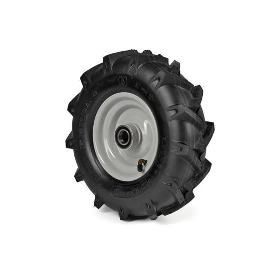 Kenda Komplettrad 3.50-6, 4PR K357 auf Stahlfelge 2.50Ax6 Ø:25 mm NL: 75 Kugellager Silber