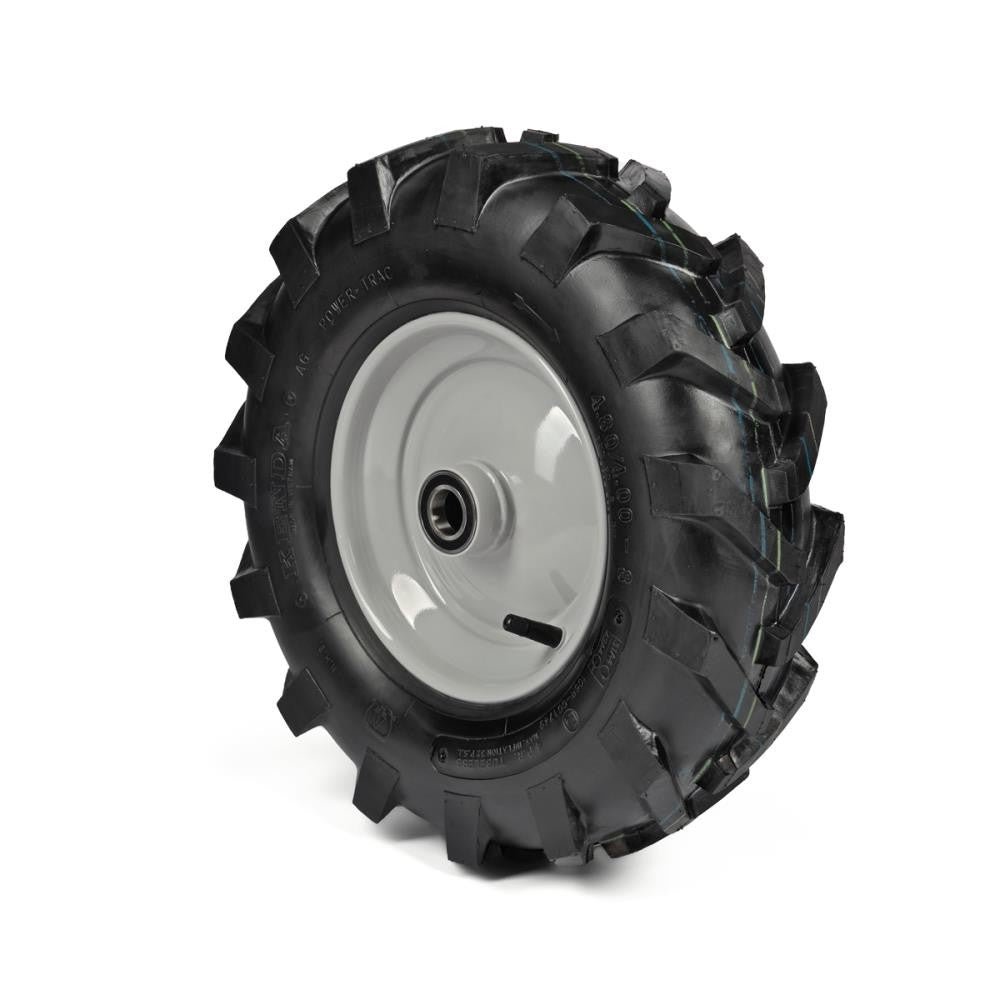 Kenda Komplettrad 4.80/4.00-8, 4PR K357 auf Stahlfelge 2.50Ax8 Ø:25 mm NL: 90 Kugellager Silber