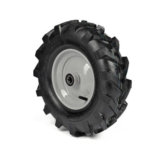 Kenda Komplettrad 4.80/4.00-8, 4PR K357 auf Stahlfelge 2.50Ax8 Ø:20 mm NL: 90 Kugellager Silber