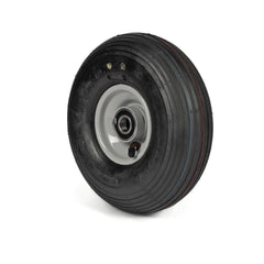 Deli Tyre Komplettrad 3.00-4, 4PR S-379 auf Stahlfelge 2.10x4 Ø:20 mm NL: 50 Kugellager Silber