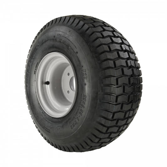 Deli Tyre Komplettrad 20x8.00-8, 4PR S-365 auf Stahlfelge 7.00x8 4/100/60 ET-5 Silber