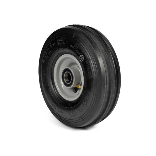 Kenda Komplettrad 3.00-4, 4PR K406 auf Stahlfelge 2.10x4 Ø:25 mm NL: 75 Kugellager Silber