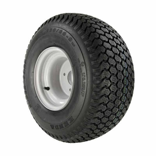Kenda Komplettrad 15x6.00-6, 6PR K500 Super Turf auf Stahlfelge 4.50Ax6 4/90/60 ET0 Silber