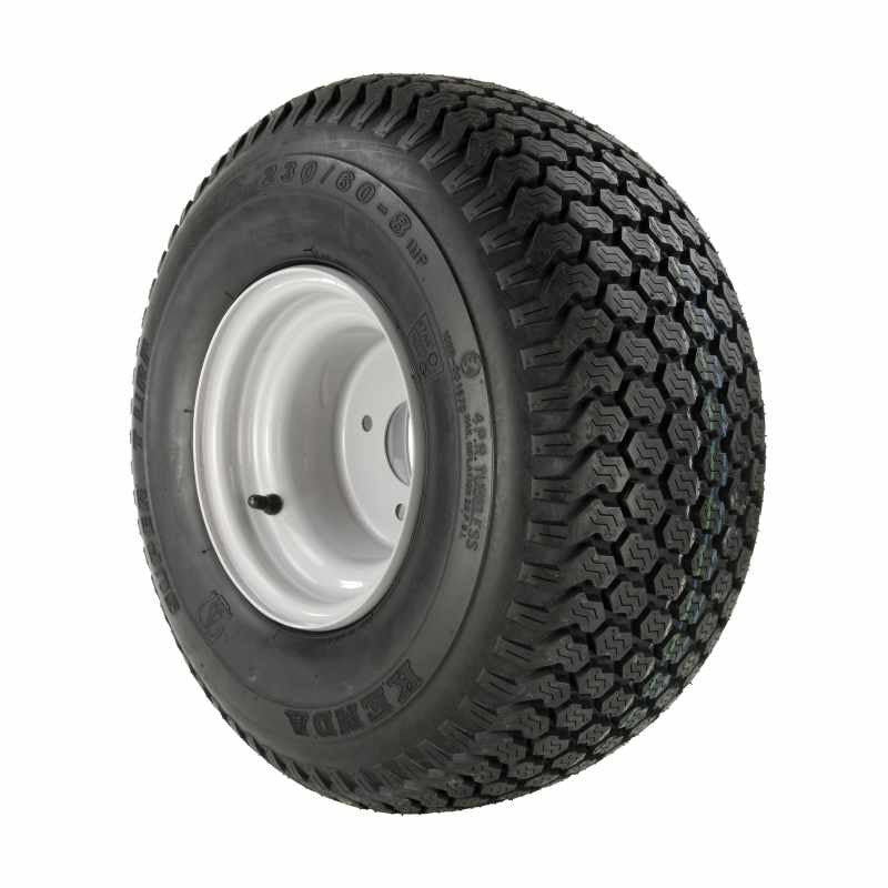 Kenda Komplettrad 15x6.00-6, 6PR K500 Super Turf auf Stahlfelge 4.50Ax6 4/90/60 ET0 Silber