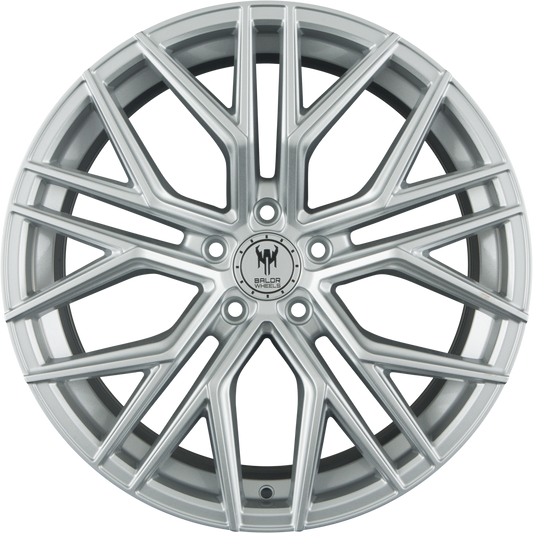 Baldr BW 0.02 Highgloss Silver Alufelge 8.5x19 Zoll ET43 LK 5x112 ML73.1