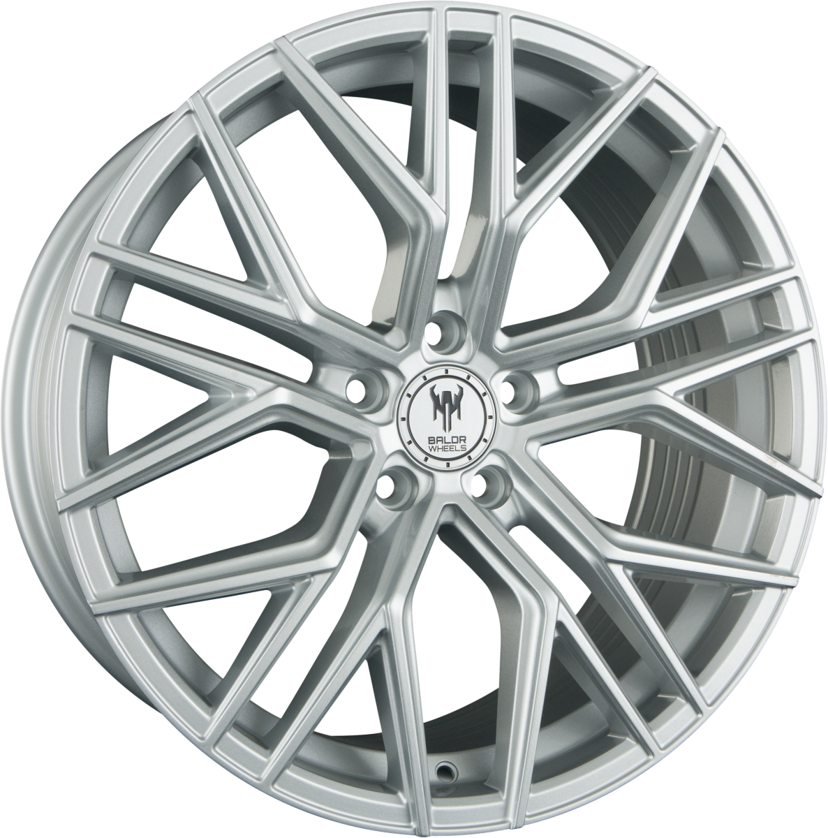 Baldr BW 0.02 Highgloss Silver Alufelge 8.5x19 Zoll ET43 LK 5x112 ML73.1 – Bild 2