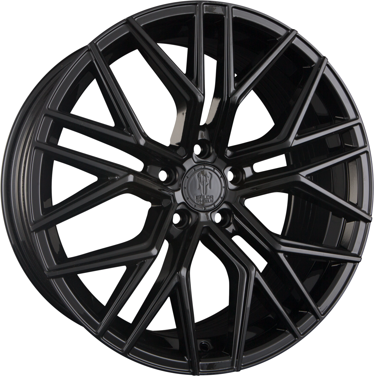 Baldr BW 0.02 Highgloss Black Alufelge 9.5x19 Zoll ET45 LK 5x112 ML73.1 – Bild 2