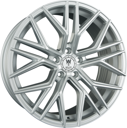 Baldr BW 0.02 Highgloss Silver Alufelge 9.5x19 Zoll ET45 LK 5x112 ML73.1 – Bild 2