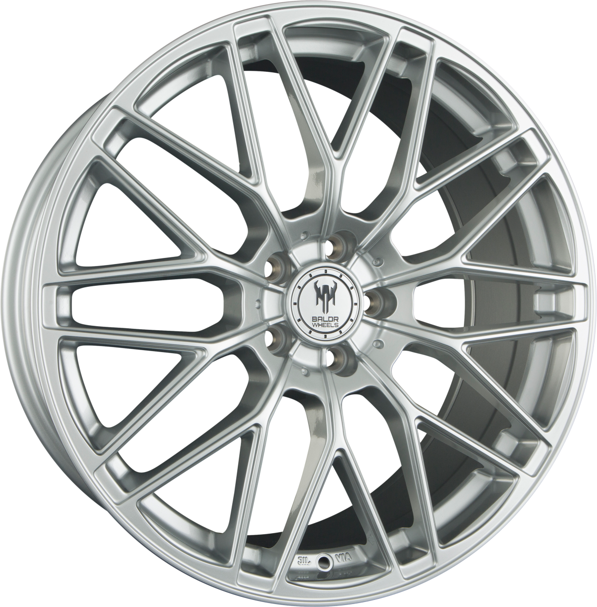 Baldr BW 0.01 Sparkling Silver Alufelge 10x20 Zoll ET35 LK 5x112 ML73.1 – Bild 2