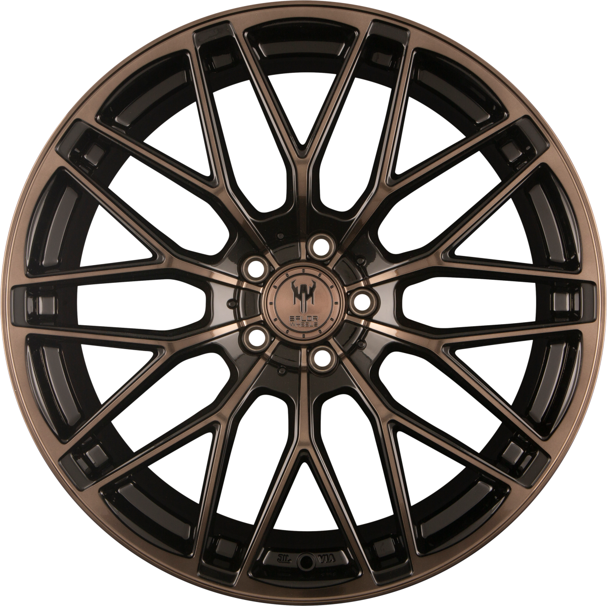 Baldr BW 0.01 Black Brushed Tinted Alufelge 8.5x20 Zoll ET33 LK 5x112 ML73.1