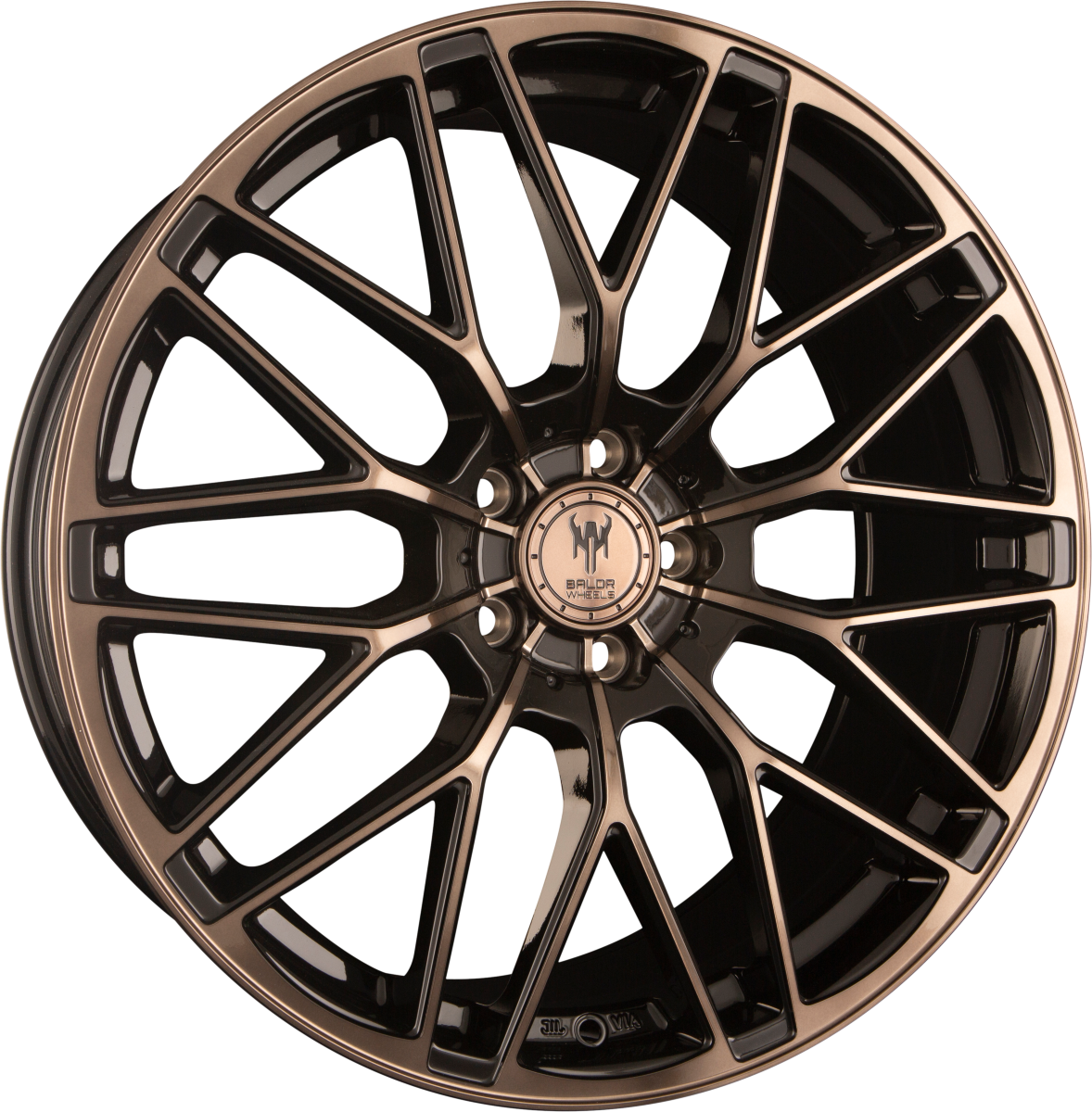 Baldr BW 0.01 Black Brushed Tinted Alufelge 8.5x20 Zoll ET28 LK 5x112 ML73.1 – Bild 2