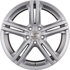 MIM Milano Evo Silver Alufelge 7.5x17 Zoll ET35 LK 4x100 ML60.1