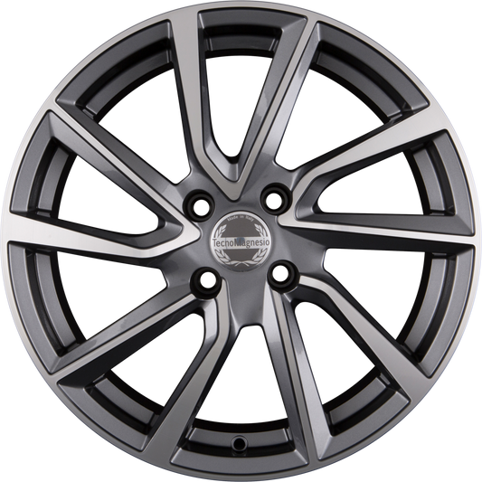 Tecnomagnesio Shake S Graphite Mirror Face Alufelge 6.5x16 Zoll ET25 LK 4x108 ML65.1