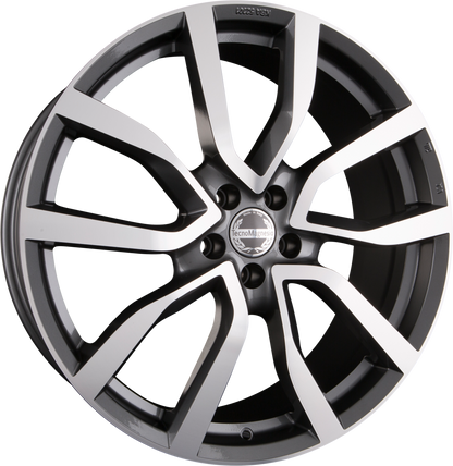 Tecnomagnesio Shake X Graphite Mirror Face Alufelge 9.5x21 Zoll ET35 LK 5x112 ML66.6 – Bild 2