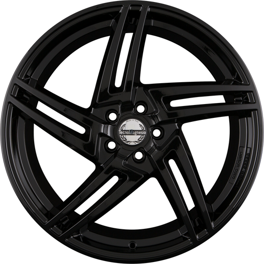 Tecnomagnesio TM001 Glossy Black Alufelge 8x18 Zoll ET35 LK 5x112 ML66.6