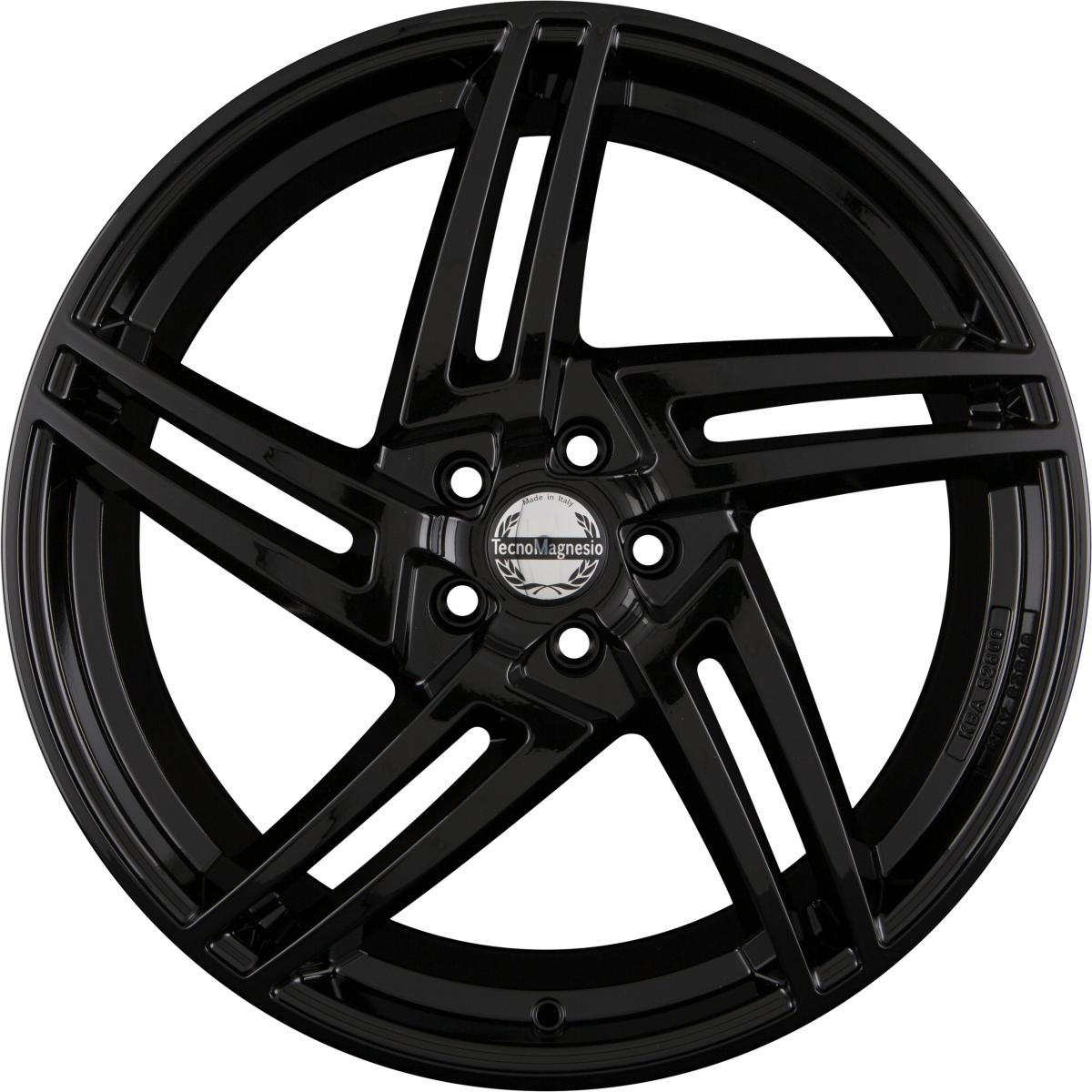 Tecnomagnesio TM001 Glossy Black Alufelge 8x18 Zoll ET35 LK 5x112 ML66.6