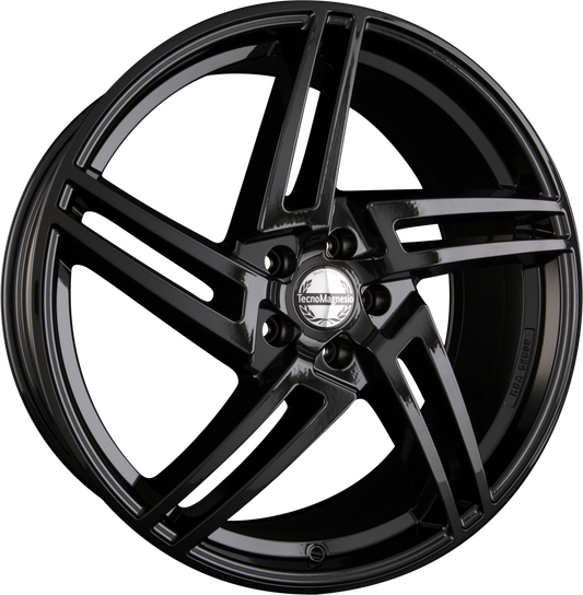 Tecnomagnesio TM001 Glossy Black Alufelge 8x18 Zoll ET35 LK 5x112 ML66.6 – Bild 2