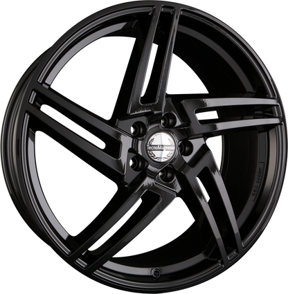 Tecnomagnesio TM001 Glossy Black Alufelge 8x18 Zoll ET35 LK 5x112 ML66.6 – Bild 2