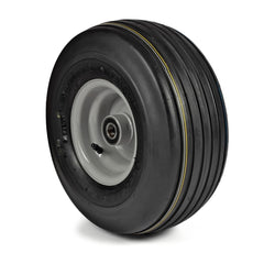 Deli Tyre Komplettrad 15x6.00-6, 10PR S-317 - Rille auf Stahlfelge 4.50Ax6 Ø:20 mm NL: 90 Kugellager Silber