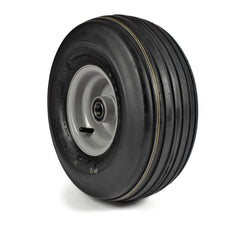 Deli Tyre Komplettrad 15x6.00-6, 10PR S-317 - Rille auf Stahlfelge 4.50Ax6 Ø:25 mm NL: 90 Kugellager Silber