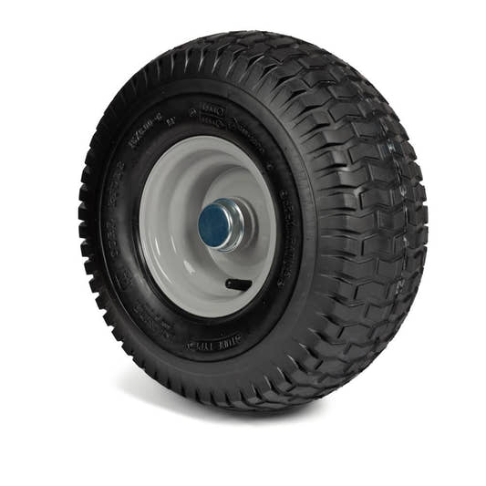 Kenda Komplettrad 15x6.00-6, 4PR K358 auf Stahlfelge 4.50Ax6 Ø:25 mm NL: 64 Kugellager Silber inkl. Staub