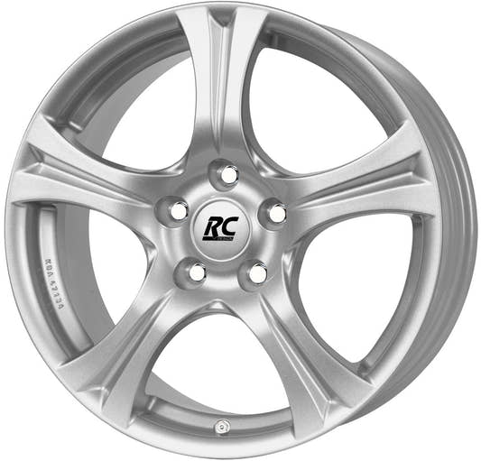 RC-Design RC14 kristallsilber lackiert Alufelge 7x16 Zoll ET45 LK 5x114.3 ML72.6