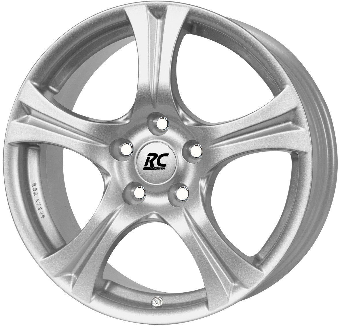 RC-Design RC14 kristallsilber lackiert Alufelge 7x16 Zoll ET45 LK 5x114.3 ML72.6