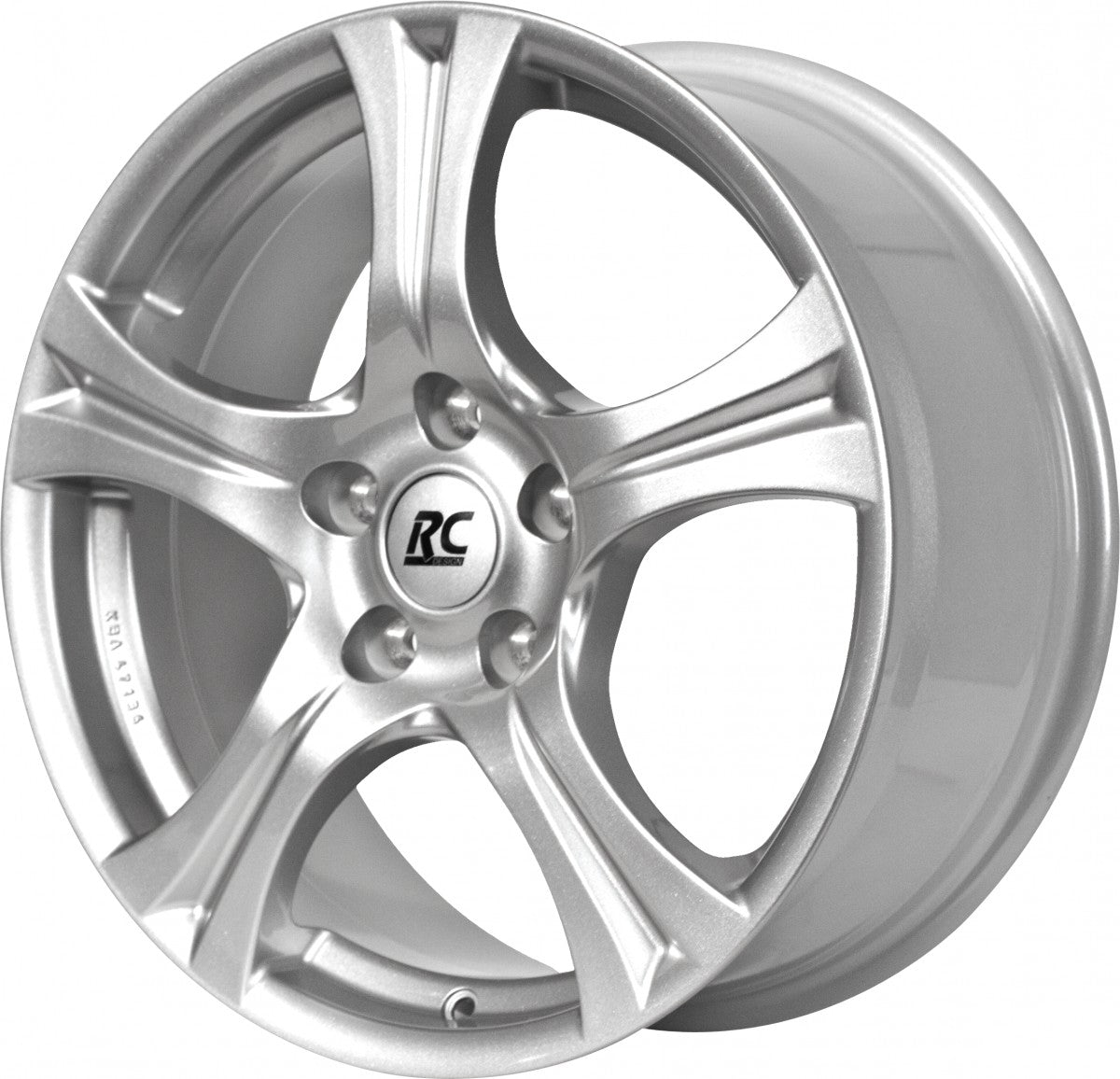 RC-Design RC14 kristallsilber lackiert Alufelge 7x16 Zoll ET45 LK 5x114.3 ML72.6 – Bild 2
