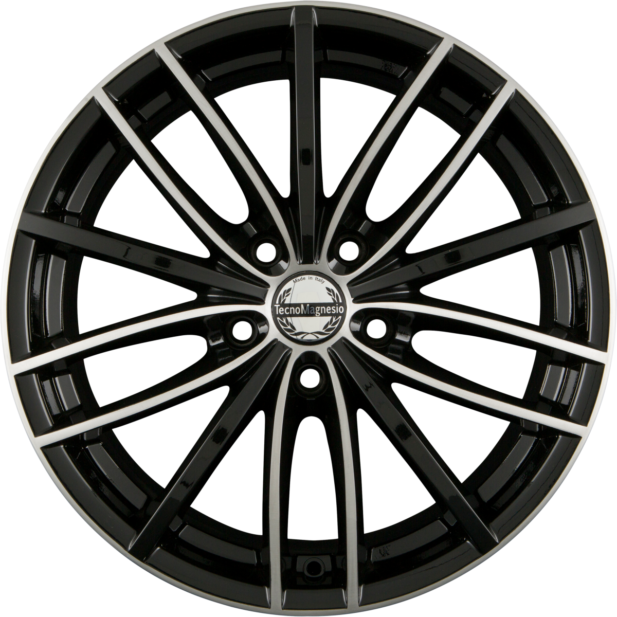 Tecnomagnesio Power Black Mirror Alufelge 7.5x18 Zoll ET35 LK 5x112 ML66.6