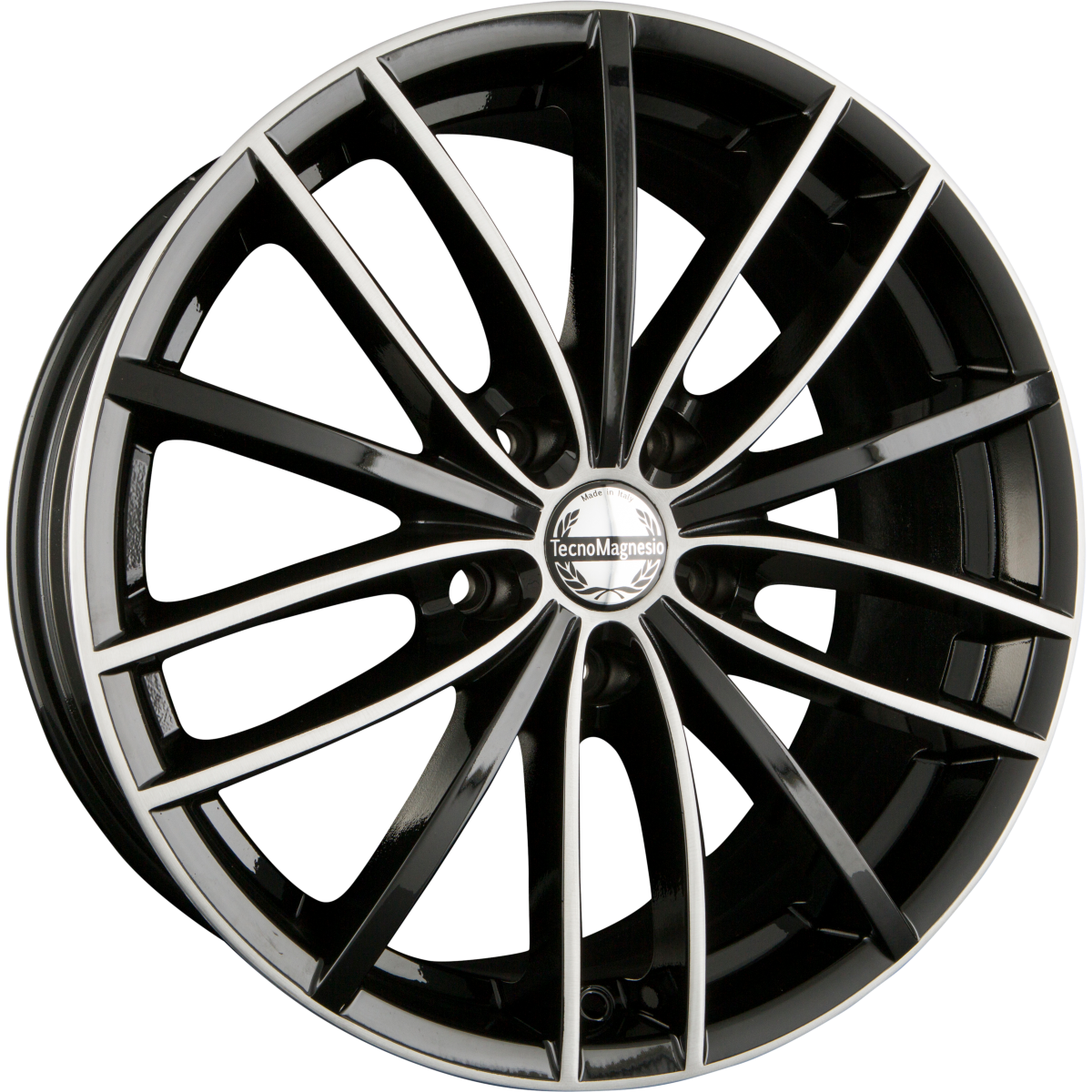 Tecnomagnesio Power Black Mirror Alufelge 7.5x18 Zoll ET35 LK 5x112 ML66.6 – Bild 2