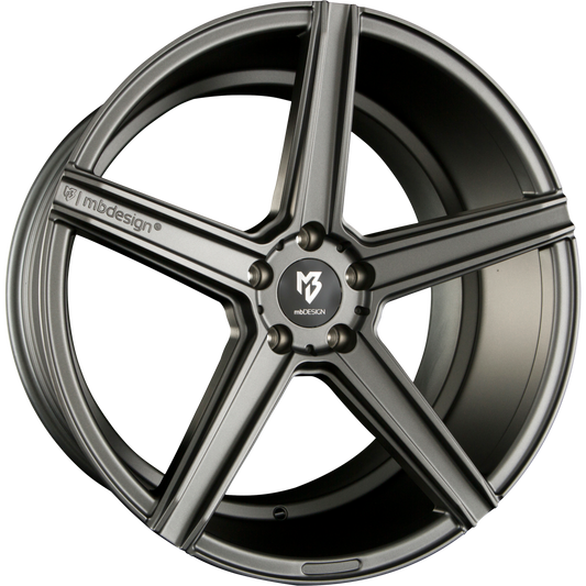 Mbdesign KV1 Grau Matt Alufelge 9x20 Zoll ET20 LK 5x112 ML75 – Bild 2