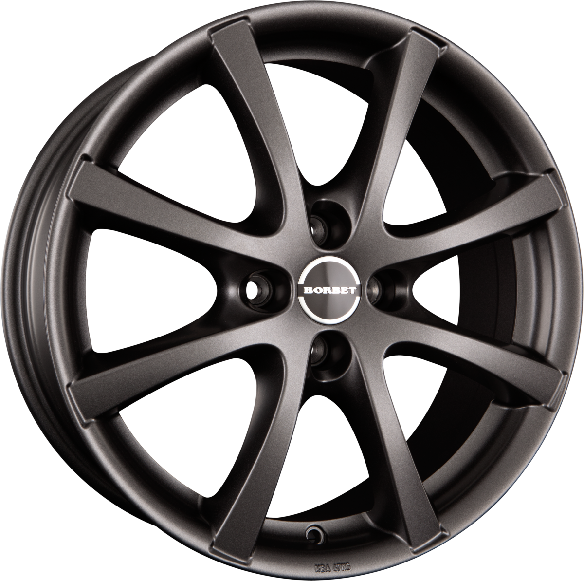 Borbet LV4 Mistral Anthracite Matt Alufelge 7x17 Zoll ET37.5 LK 4x108 ML72.5 – Bild 2