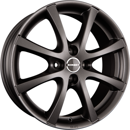 Borbet LV4 Mistral Anthracite Matt Alufelge 7x17 Zoll ET37.5 LK 4x108 ML72.5 – Bild 2