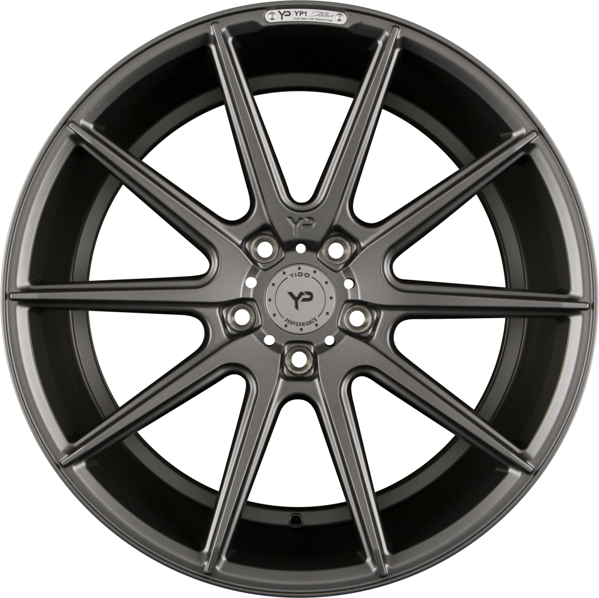 Yido Performance YP1 Talia Matt Gunmetal Alufelge 10x20 Zoll ET35 LK 5x112 ML66.6