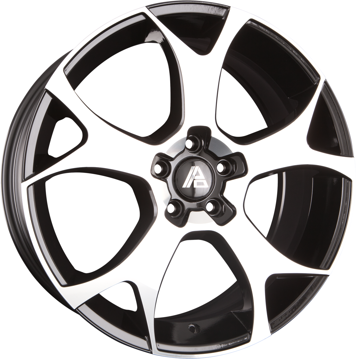 Drewske GHOST.5 Diamond-Black Alufelge 8.5x20 Zoll ET45 LK 5x114.3 ML73.1 – Bild 2