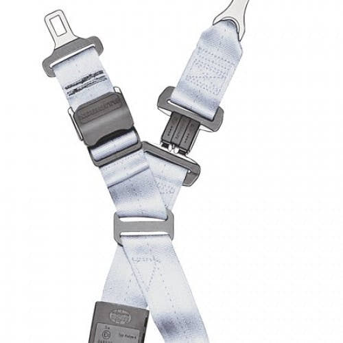 Schroth Quickfit asm silber mit SCHROTH RACING Logo rechts für Subaru WRX, STI GC, GD – Bild 2
