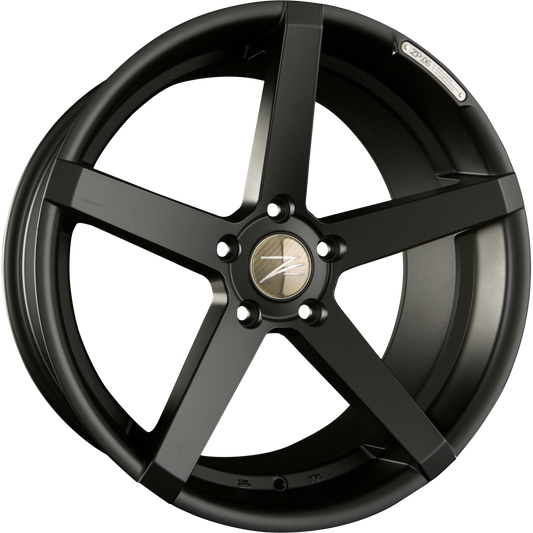 Z-Performance ZP.06 (HS265) Matt Black Alufelge 8x18 Zoll ET38 LK 5x120 ML72.6 – Bild 2