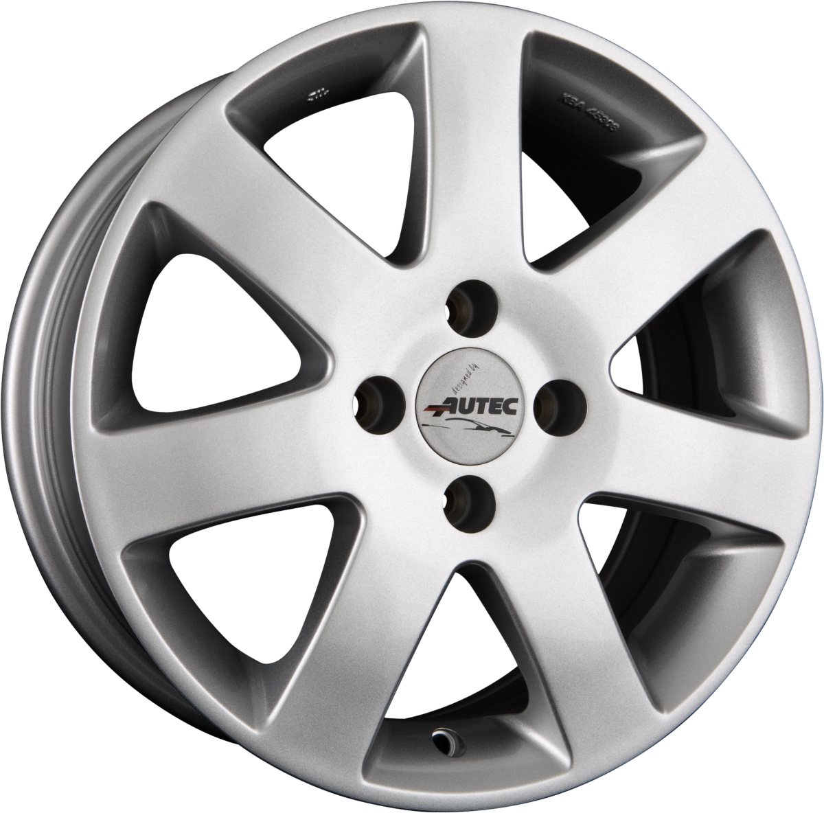 Autec Arctic Brillantsilber Alufelge 6.5x15 Zoll ET42 LK 4x108 ML63.4 – Bild 2