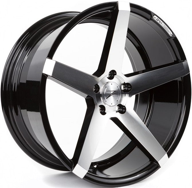 Z-Performance ZP6.1 Deep Concave gloss black polished Alufelge 9.5x19 Zoll ET45 LK 5x112 ML66.6