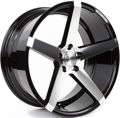 Z-Performance ZP6.1 Deep Concave gloss black polished Alufelge 9.5x19 Zoll ET45 LK 5x112 ML66.6