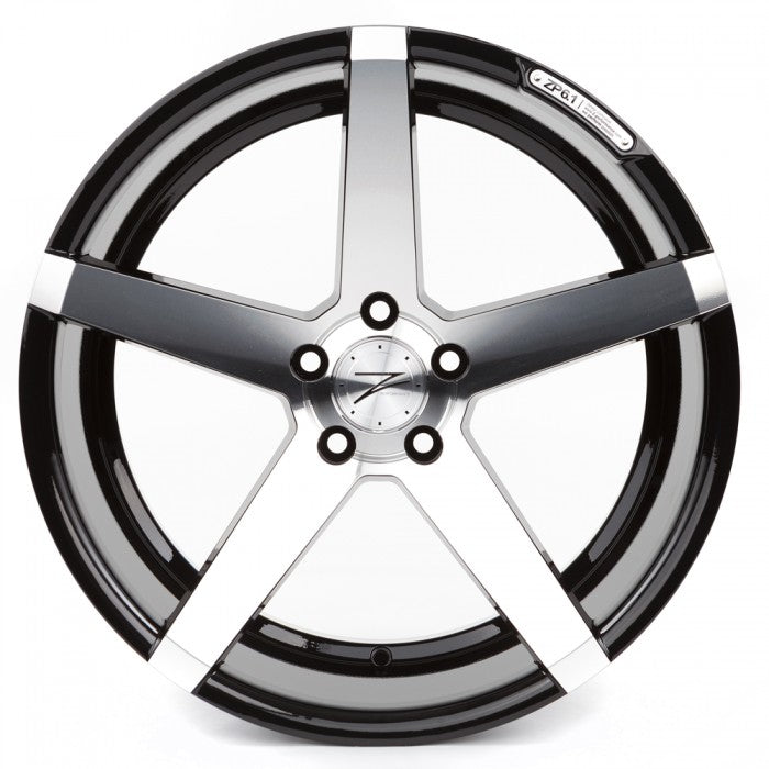 Z-Performance ZP6.1 Deep Concave gloss black polished Alufelge 9.5x19 Zoll ET45 LK 5x112 ML66.6 – Bild 2