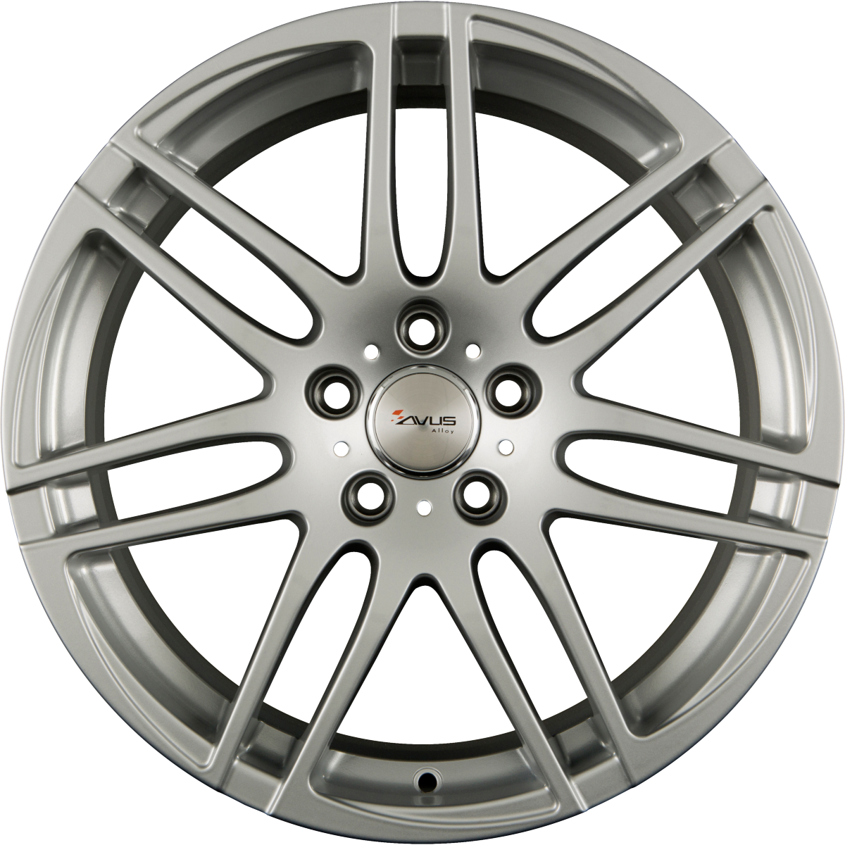 Avus Racing AC-M04 Hyper Silver Alufelge 7.5x17 Zoll ET35 LK 5x112 ML66.6
